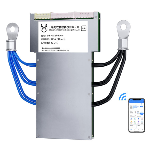 ANT BMS Smart BMS PCBA 21S LiFePO4 Li-ion 170A-420A EBike/Scooter 24V-72V Battery Management System 32GB RAM Android OS | ISO CE
