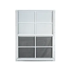 Ventana Vertical deslizante de aluminio, nuevo diseño, banda j-lap, Canal J, ventana empotrada