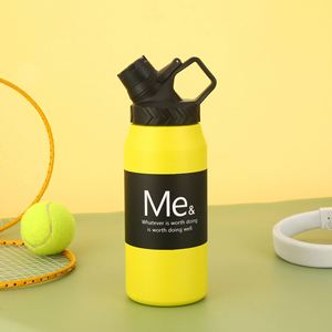Thermos de camping en acier inoxydable 304, 750 ml, 950 ml, grande capacité, gourde isotherme avec couvercle et poignée - Product Image 2