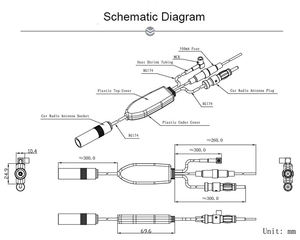 Répéteur <span class=keywords><strong>d</strong></span>'<span class=keywords><strong>antenne</strong></span> FM extérieur JCD714 pour autoradios, avec prise en charge DAB et DVB - Product Image 2