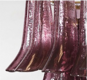 Lampadario Classico in Vetro di Murano Italiano, Realizzato a <span class=keywords><strong>Mano</strong></span>, con Rami in Vetro Colorato per Sala da Pranzo, Illuminazione Artistica di Lusso Multicolore - Product Image 6