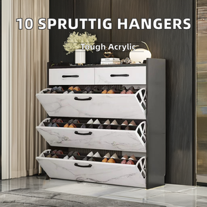 Cintres à chaussures en acrylique fins de qualité supérieure, cintres en plastique de qualité supérieure - Product Image 2