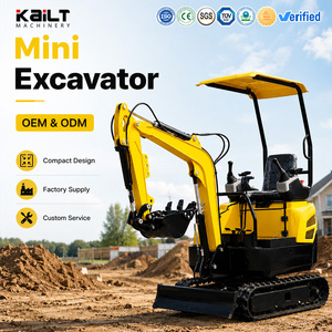 Mini-excavatrice de 2,5 tonnes, machine compacte à chenilles en caoutchouc pour travaux de démolition - Product Image 3