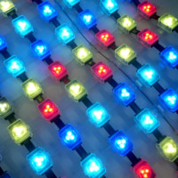 Écran d'affichage vidéo LED transparent P10, support publicitaire flexible pour intérieur, grille numérique pour ascenseur, affiche numérique pour métro 20