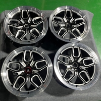 Nouvelle jante forgée de course sur circuit 17 18 pouces 5x120 5x127 6x139.7 noir brillant pour WELD Laguna Street BMW Audi Mustang