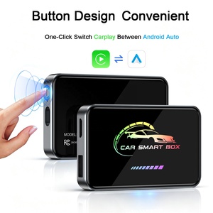 Adaptador Inalámbrico CarPlay Magic AI Box de 4 GB, Reproducción de Video en el Automóvil, Android Auto Aibox, Compatible con <span class=keywords><strong>Netflix</strong></span>, YouTube y Google Play Store - Product Image 1