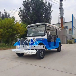 ยานพาหนะท่องเที่ยวไฟฟ้าคลาสสิกย้อนยุค 72V แบตเตอรี่ตะกั่วกรด 4-17 ที่นั่ง ความเร็วสูงสุด 60 กม./ชม. ปรับแต่งโลโก้ได้ - Product Image 1