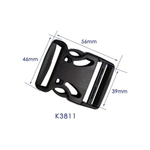 Accessori per passeggini all'ingrosso: Fibbia a sgancio rapido centrale in plastica da 25 mm per passeggino, fibbia per cintura di sicurezza a camma (3-5 pezzi) - Product Image 2