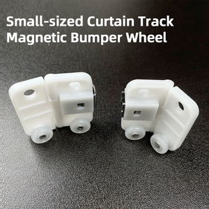 Металлическая направляющая для штор с магнитным сенсорным механизмом, автоматическим магнитным креплением, защитой от просачивания света, настраиваемой длиной - Product Image 4