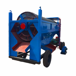 10-20TPH Kleiner mittlerer Fluss sand Graval Rock Ore Mining Alluvial Gold Trommel Screen Equipment - Product Image 3