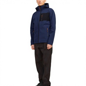 Veste de randonnée d'hiver pour hommes, personnalisable avec logo, imperméable, chaude, softshell, coupe-vent décontracté, vente en gros, fabricant - Product Image 3