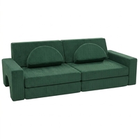 Modernes 10-teiliges Modulares Auto-Spielsofa für Schlafzimmer, Wohnzimmer und Kinderzimmer, PU-Schaumstoff-Sofa, Sensorisches Cord-Sofa