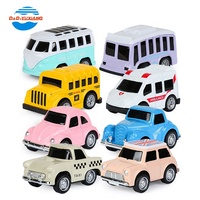 Dessin animé enfants Mini Voiture 1:64 Modèle Garçon Fille Jouet Reculer Voiture Bébé Jouet Voiture de Jouet En Alliage