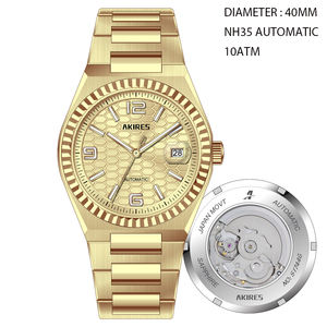 Montre automatique de haute qualité avec cadran personnalisé, mouvement mécanique NH35, 10 ATM, C3 luminescent, montre mécanique pour homme - Product Image 4