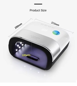 Lampe UV 48W pour ongles en gel et acrylique, lampe à ongles professionnelle avec capteur automatique et 4 réglages de minuterie pour salon et usage domestique - Product Image 6