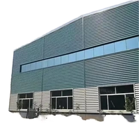 Bâtiment préfabriqué en structure métallique à ossature acier, design moderne, économique, pour usage industriel et commercial, entrepôts métalliques, hangar, garantie 3 ans