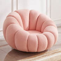 Fauteuil lounge individuel en velours, style scandinave moderne et luxueux, incontournable pour le salon - Collection 2026