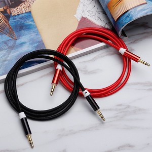 Kabel <span class=keywords><strong>Audio</strong></span> 3.5mm Berlapis Emas Male to Male Jack AUX untuk Ponsel Speaker Mobil MP3 Headphone - Product Image 5