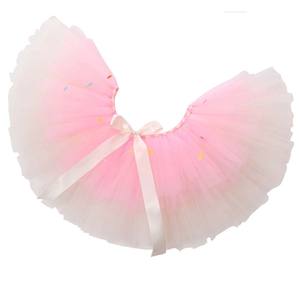 Vestido de cumpleaños para niños Pink Princess Donut Cute Girls Dresses Performance Carnival Party Tulle <span class=keywords><strong>Tutu</strong></span> Dress - Product Image 4