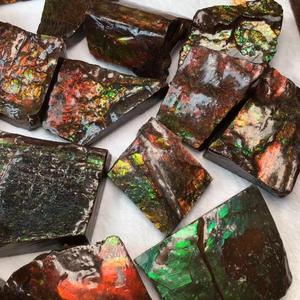 Hoge Kwaliteit Natuurlijke Gebeeldhouwde Edelsteen Kristallen Plaat Ammoliet Plaat - Product Image 3