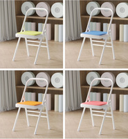 Chaise de yoga pliante renforcée et épaisse, chaise pliante multifonctionnelle pour la remise en forme, équipement d'entraînement auxiliaire pour le yoga