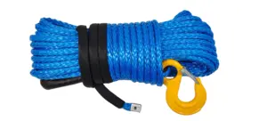 4X4 Off-Road High Strength UHMWPE Heavy Duty Tow Rope 12-strands 40000lbs Synthetic Winch Rope