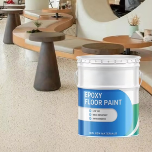 Kit de revêtement de sol en résine époxy autolissante à base d'eau pour marbre, pierre, béton, avec sable coloré - Fournisseurs - Product Image 3