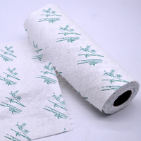 Produk Pembersih Ramah Lingkungan Khusus Dapur, Tisu Gulung Lainnya, Super Serap, Dapat Digunakan Kembali, Tisu Kertas Bambu