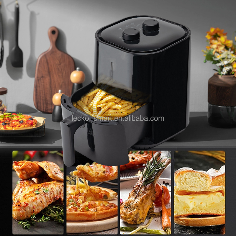 Hot Electric Air Fryer 4L 1200W No Oil home kitchen appliances Air Fryer Wholesale Multifunction customized Smart Air Fryer