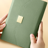 Coffret cadeau de voyage en cuir à couverture rigide pour écoliers mini A6 de poche calendrier personnalisé agenda journal carnet de notes planificateur avec stylo