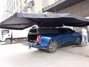Toldo Lateral para <span class=keywords><strong>Coche</strong></span> de Aluminio Ligero para Acampar al Aire Libre, Protección Solar de 270 Grados, Toldo Extensible de 360 Grados, Pared Lateral para Tienda de Campaña - Product Image 6