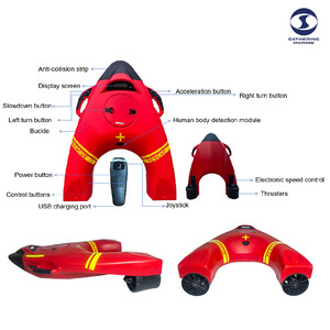 <span class=keywords><strong>Bouée</strong></span> <span class=keywords><strong>de</strong></span> <span class=keywords><strong>sauvetage</strong></span> intelligente télécommandée en PE à prix d'usine, vitesse <span class=keywords><strong>de</strong></span> 4 m/s, haute flottabilité - Product Image 2