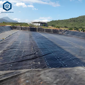 प्रचार अभेद्य कृषि मछली फार्म तालाब विरोधी टपका Geomembranes Waterproofing <span class=keywords><strong>Geomembrane</strong></span> तालाब के लिए पीवीसी <span class=keywords><strong>Geomembrane</strong></span> - Product Image 1
