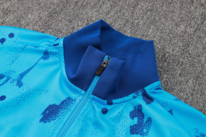 Chándal de Entrenamiento Retro de Manga Larga con Cremallera Completa para Otoño e Invierno, Uniforme de Competición de Clubes Europeos 24/25, Ropa de Fútbol - Product Image 4