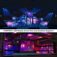 Tentech Publicité Film Panneau Mural HD Vidéo 3D TV Poster Board Intérieur Extérieur Panneau D'affichage LED Écran Numérique Signalisation et Affichages