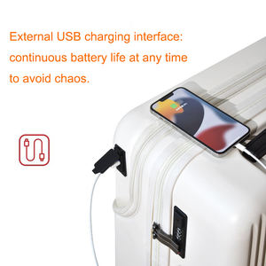 Maleta de Viaje Multifuncional, Resistente, con Ruedas Giratorias, Portátil, de 20/22/24/28 Pulgadas, con Apertura Frontal - Product Image 3