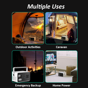 JJPRO GREENFLY Portable 200 W Inverter New-coming High-Efficiency Pure Sine Wave Lithium Iron Phosphate Battery <b>Power</b> <b>Station</b> - Product Image 4