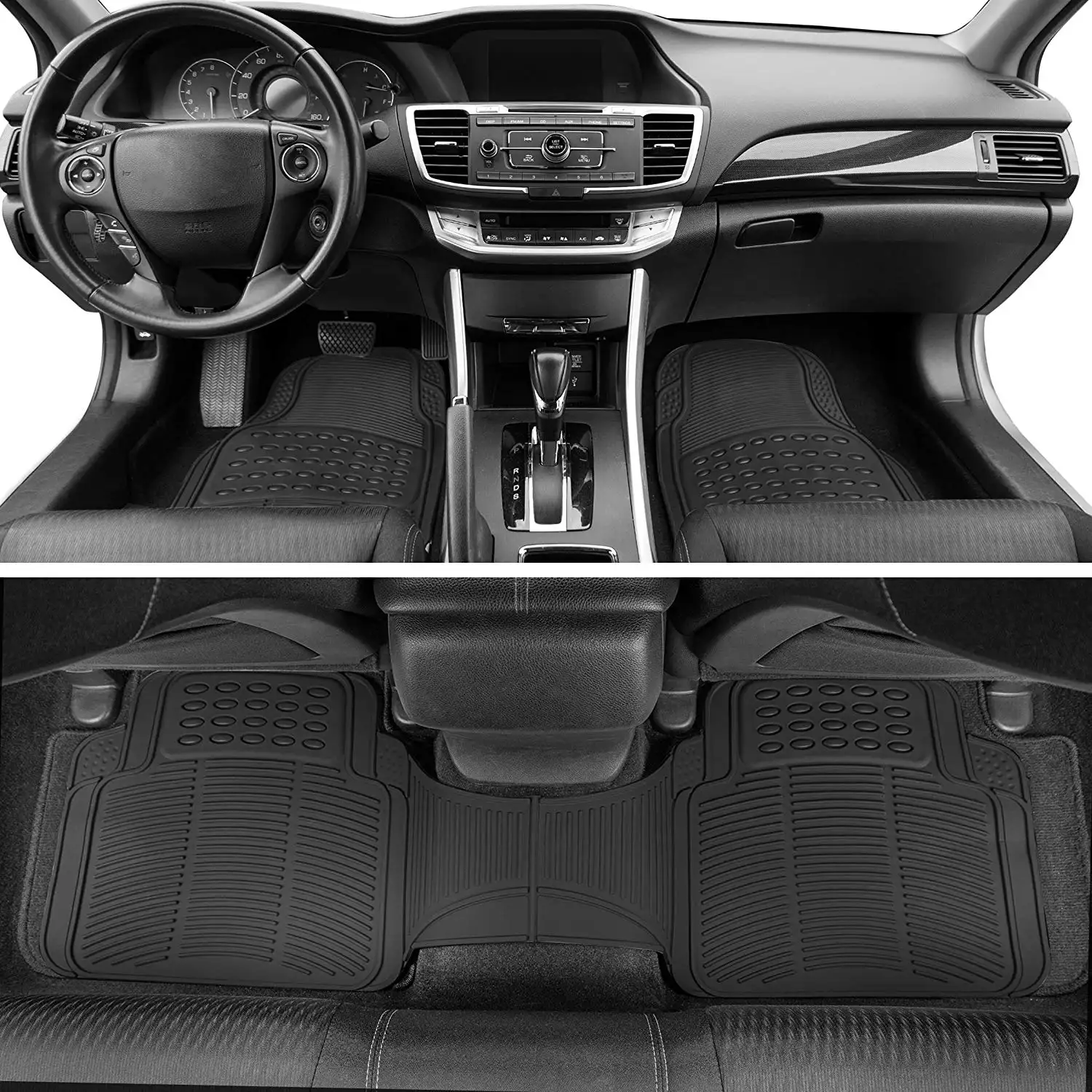 2024 alfombra impermeable de lujo para coche, ajuste Universal, accesorios de látex de goma de lujo para coche, Toyota Bens, Mazda Ranger, Sierra Ix55