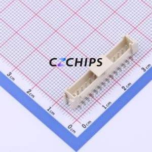 HC-HY-14ALT Wire-to-Board Pin Header SMD,P=2mm Connector 1x14P 2mm Vertical Mount HY - Product Image 1