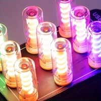 Touch-Glasflasche Retro Auto USB Nachtlicht IP67 Wasserdicht Plug-and-Play Tragbares Mehrfarbiges LED-Atmosphärenlicht