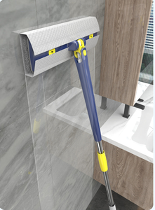 Suelo de madera para el hogar, húmedo y seco, doble uso, agua giratoria, plegable, manos libres, 360, limpieza rotativa, fregona plana - Product Image 5