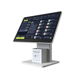 Guter Preis 15,6 Zoll Registrier kasse Einzelhandel geschäft Touchscreen Android Terminal Zahlung Restaurant Maschine All In One Pos