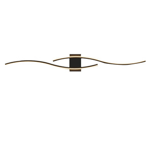 JACKSUN moderna <span class=keywords><strong>lampada</strong></span> <span class=keywords><strong>da</strong></span> <span class=keywords><strong>parete</strong></span> a LED in metallo oro nero a LED <span class=keywords><strong>lampada</strong></span> <span class=keywords><strong>da</strong></span> <span class=keywords><strong>parete</strong></span> regolabile <span class=keywords><strong>con</strong></span> telecomando di lunghezza 39.4 pollici - Product Image 6