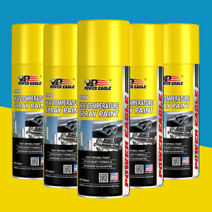Power Eagle Wholesale <strong>Black</strong> and White High Heat Spray <strong>Paint</strong> High Temperature Resistant <strong>Fireplace</strong> Spray <strong>Paint</strong> 450ml - Product Image 3