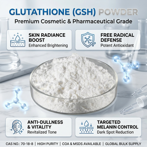 Integratore per lo sbiancamento della pelle, Glutatione liposomiale 99% puro, polvere di L-Glutatione - Product Image 4