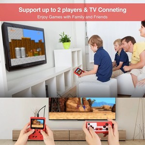 เครื่องเล่นเกมพกพา Jumon Kids 8 บิต พร้อมเกม 400 เกม  จอยเกมแบบสองคนเล่น  Wi-Fi หน้าจอ 2.4 นิ้ว - กล่องเกมขนาดเล็ก - Product Image 6