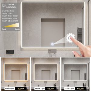 Dc 3A 12-<span class=keywords><strong>24V</strong></span> có thể điều chỉnh Tricolor <span class=keywords><strong>Led</strong></span> Gương <span class=keywords><strong>Dimmer</strong></span> cảm ứng điều khiển cảm biến on/off <span class=keywords><strong>mini</strong></span> cảm ứng chuyển đổi cho phòng tắm sử dụng - Product Image 3