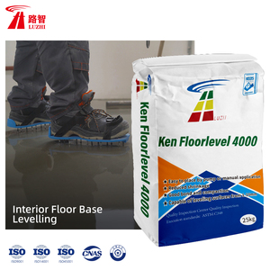 Sous-couche autonivelante polymère modifiée grise, sac de 25 kg, pour lisser les sols en béton intérieurs inégaux, préparation pour carrelage - Product Image 1