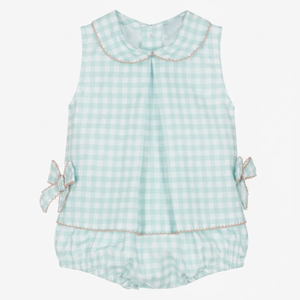 Conjuntos de Ropa de Verano para Niñas, Conjuntos de Blusa y Falda a Cuadros, Ropa para Bebés con Cuello Peter <span class=keywords><strong>Pan</strong></span> - Product Image 5