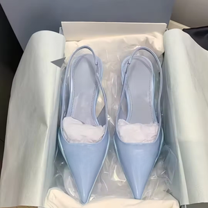 Zapatos de Tacón Elegantes y Sensuales para Mujer, Sandalias de Tacón de Cuero de Alta Calidad, Zapatos de Diseñador - Product Image 6